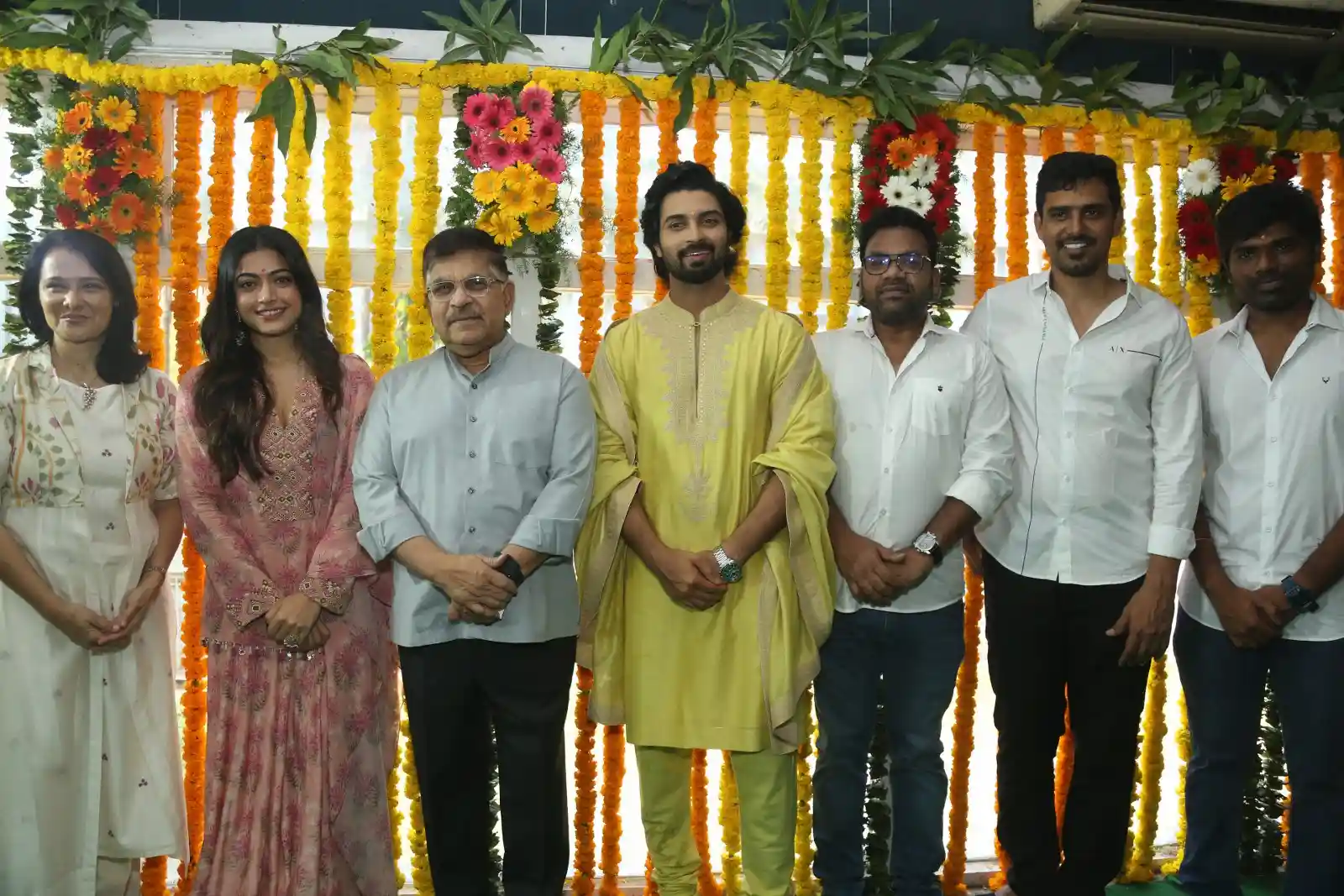 Rashmika Mandanna Rainbow Movie Opening Ceremony