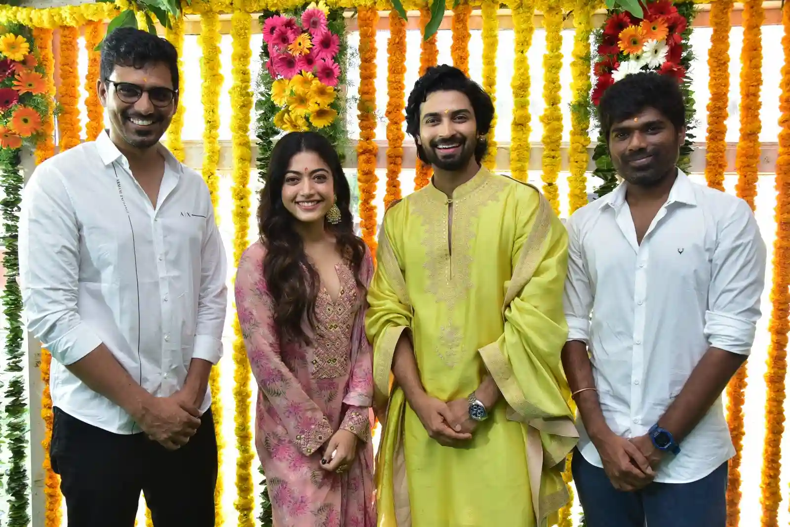 Rashmika Mandanna Rainbow Movie Opening Ceremony