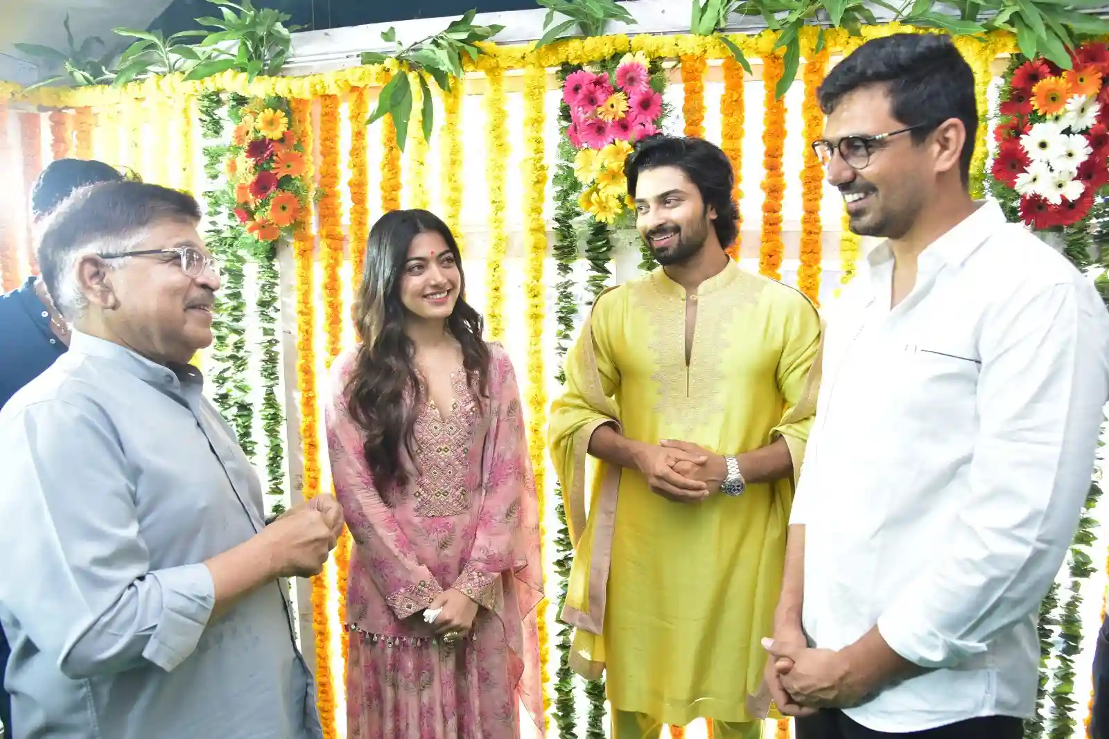 Rashmika Mandanna Rainbow Movie Opening Ceremony