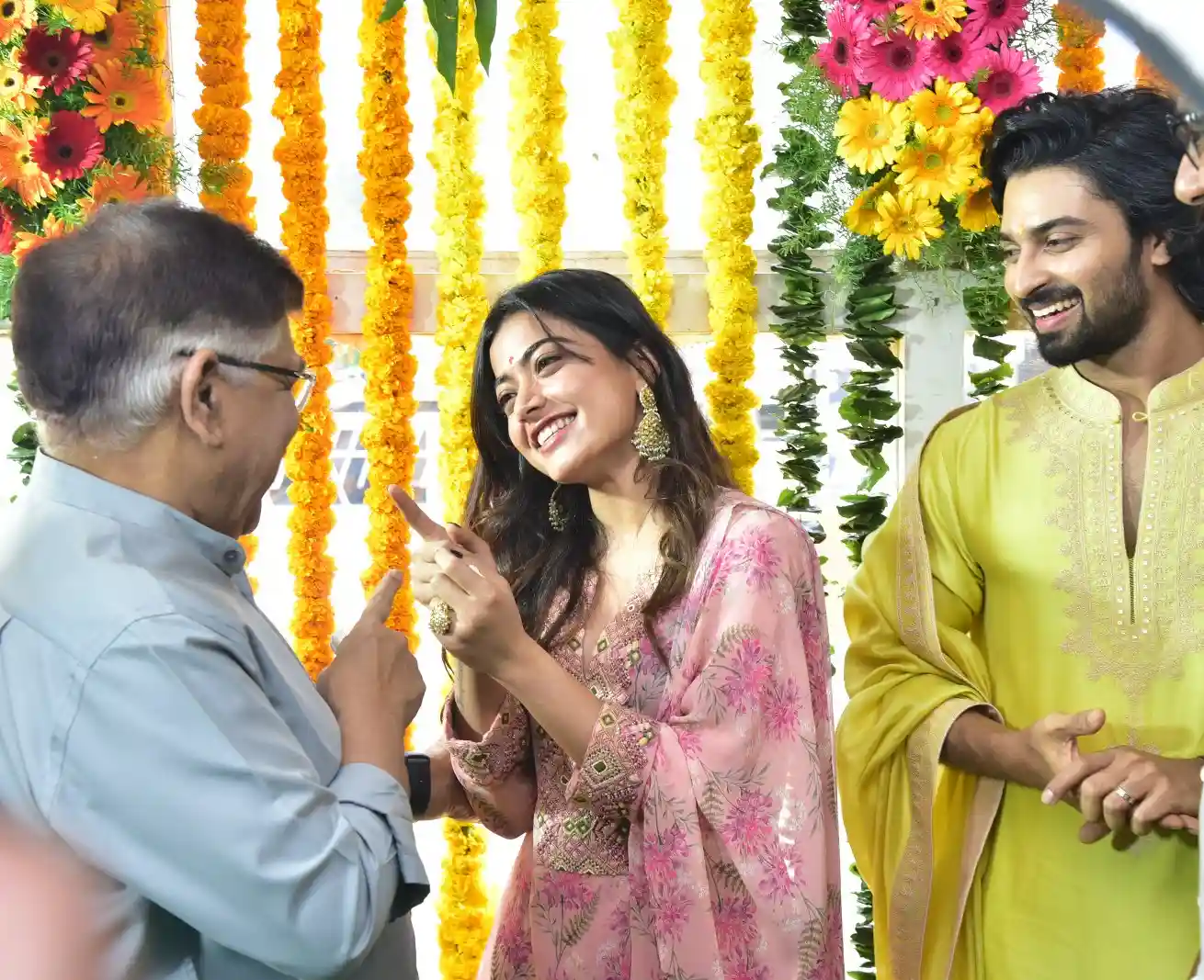Rashmika Mandanna Rainbow Movie Opening Ceremony