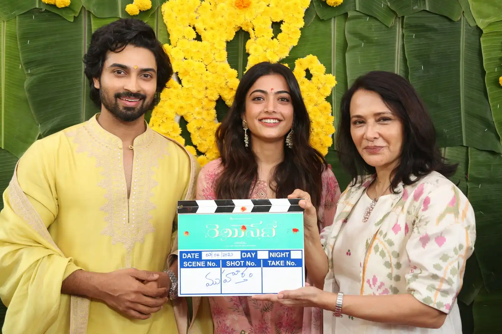 Rashmika Mandanna Rainbow Movie Opening Ceremony