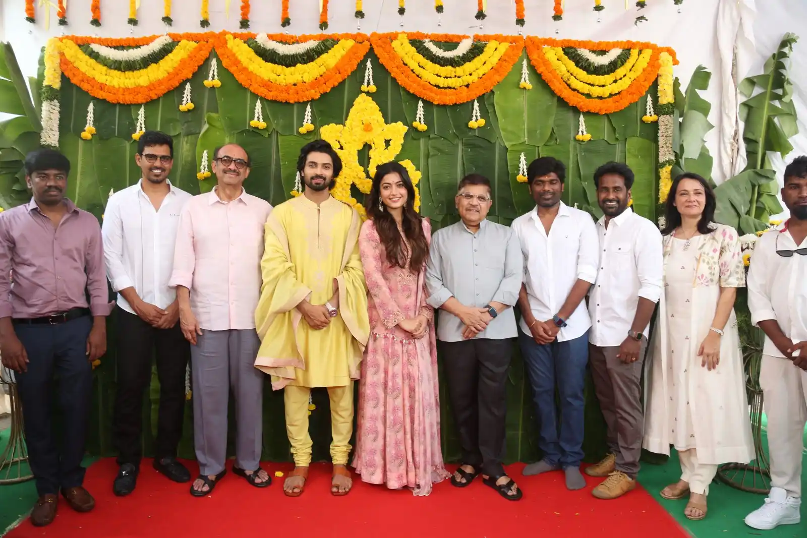Rashmika Mandanna Rainbow Movie Opening Ceremony