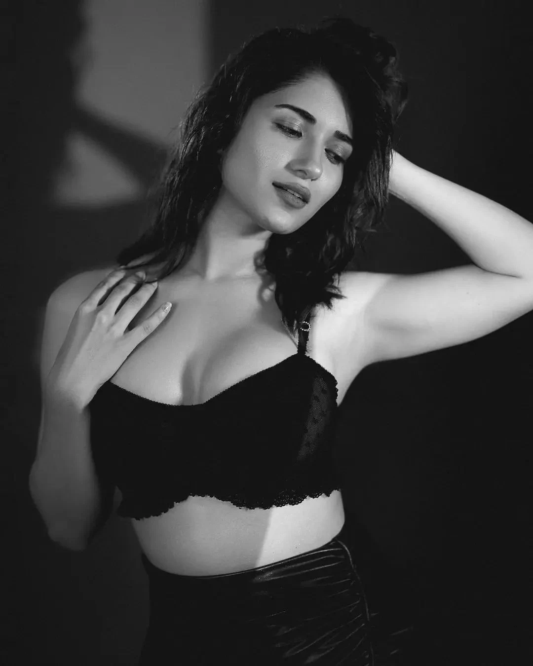 Ruhani Sharma Stunning looks in Black Dress