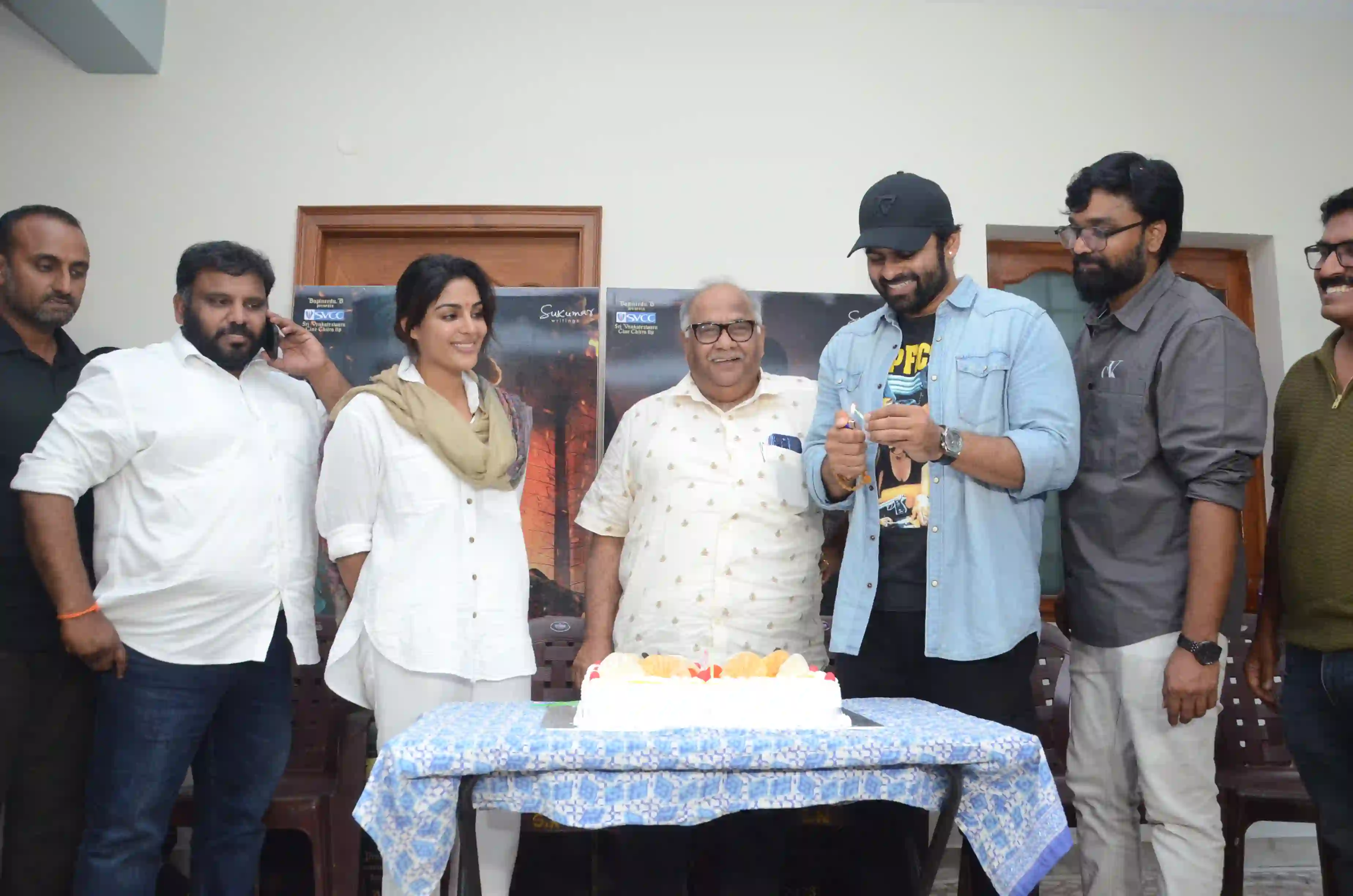 Sai Dharam Tej Samyuktha Menon Virupaksha success celebrations photos