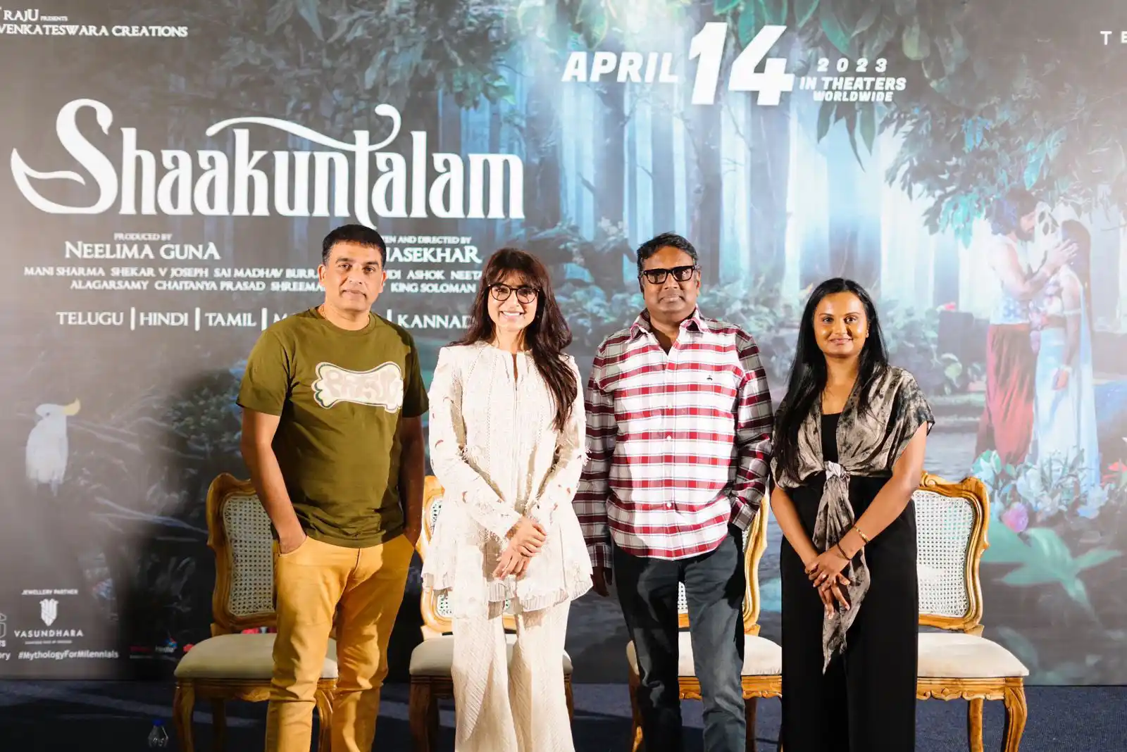 Samantha promotes her Shakunthalam Movie