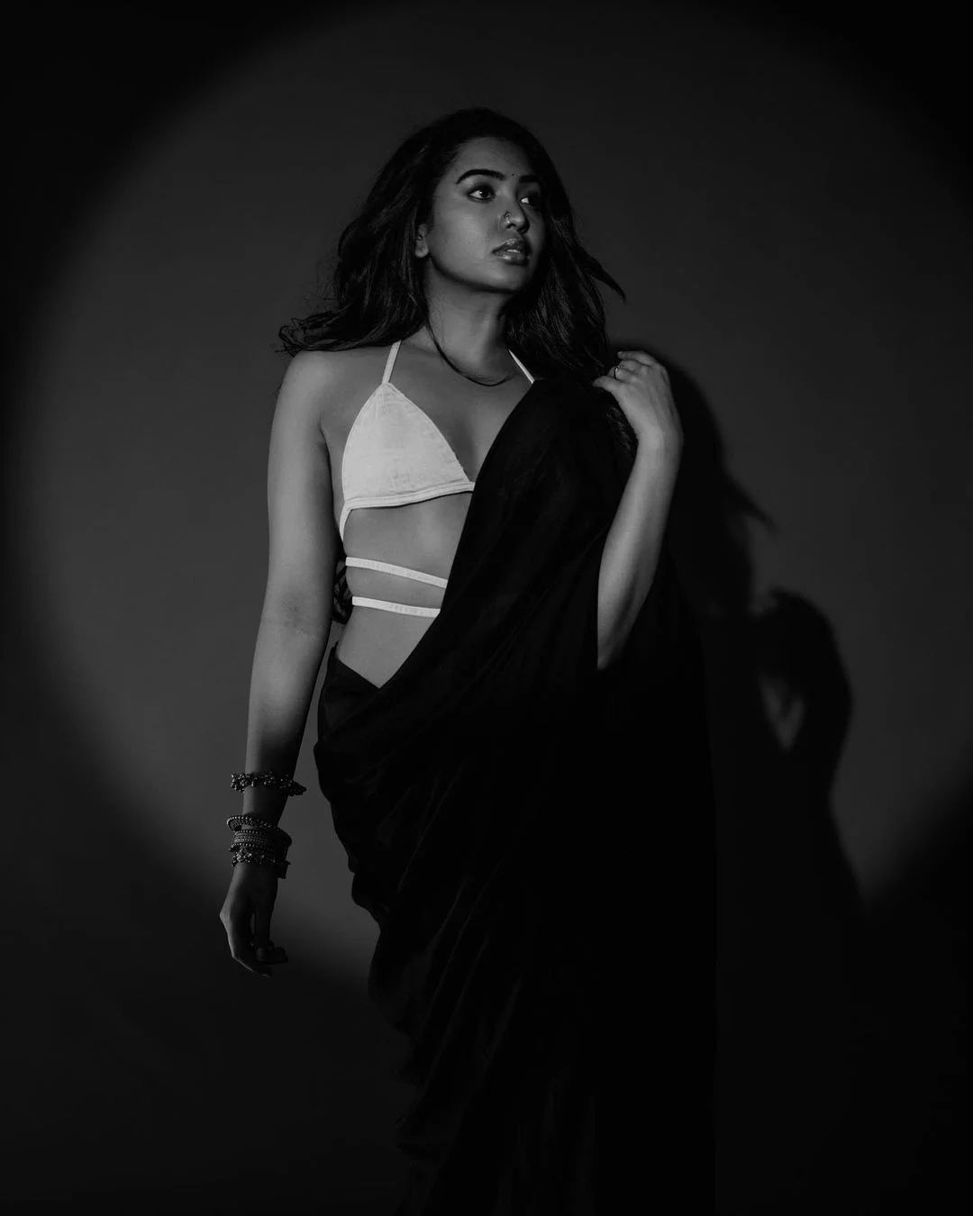 Shivathmika Rajashekar Stunning looks in Saree