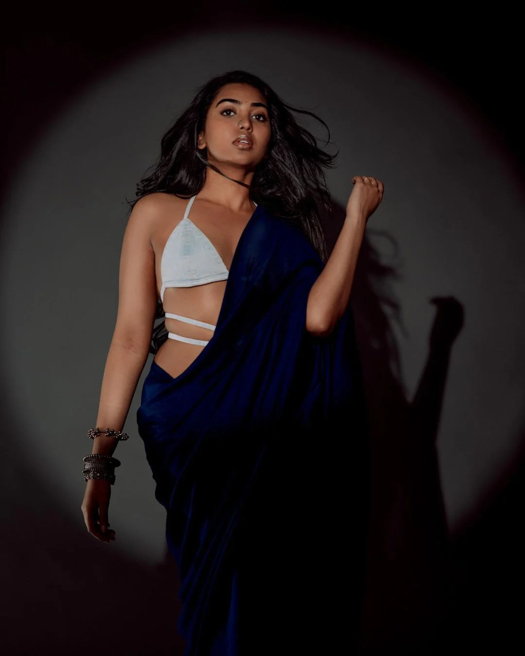 Shivathmika Rajashekar Stunning looks in Saree