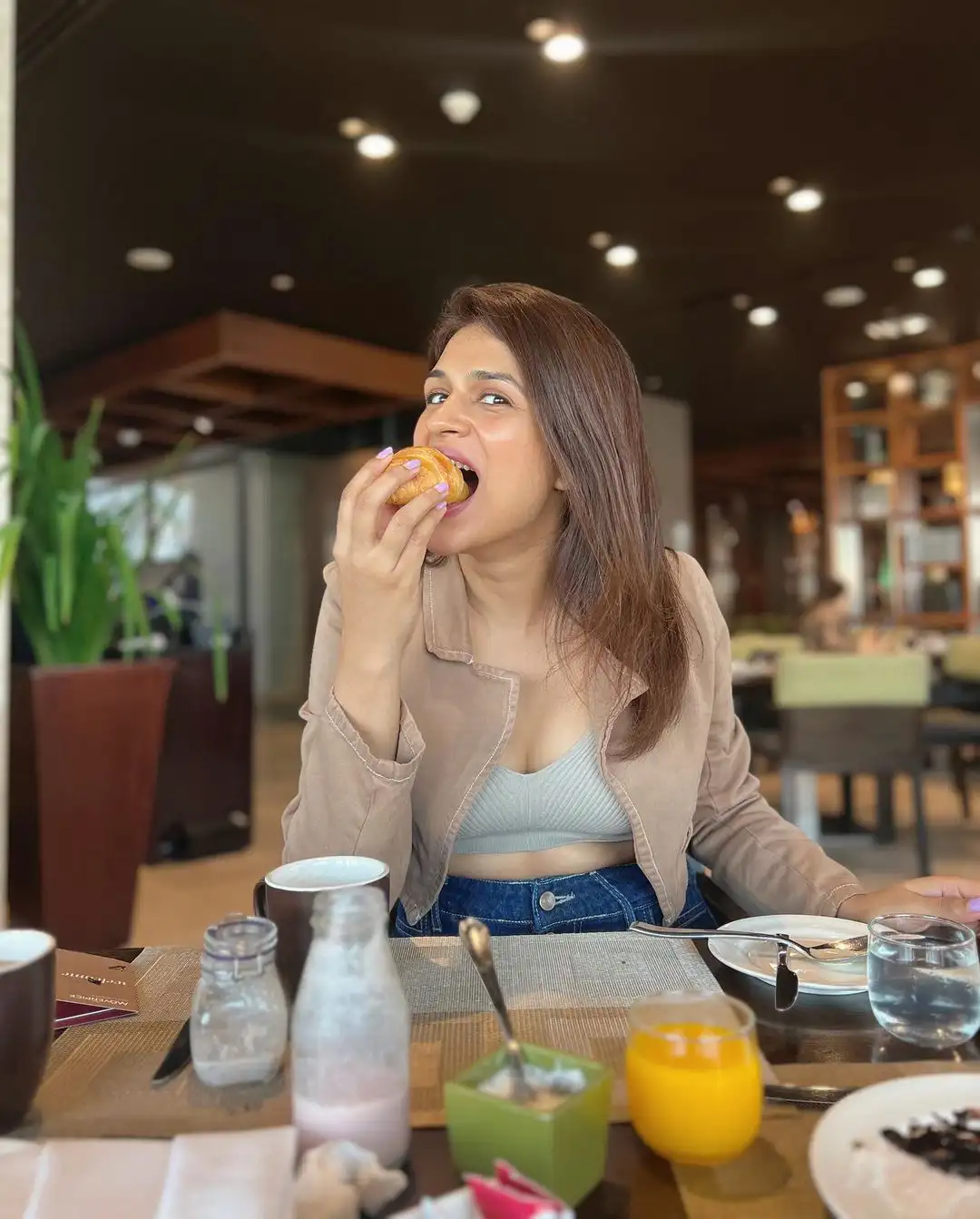 Shraddha Das enjoying in Sri Lanka