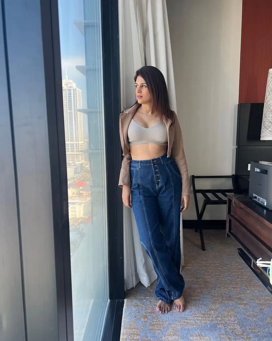 Shraddha Das enjoying in Sri Lanka