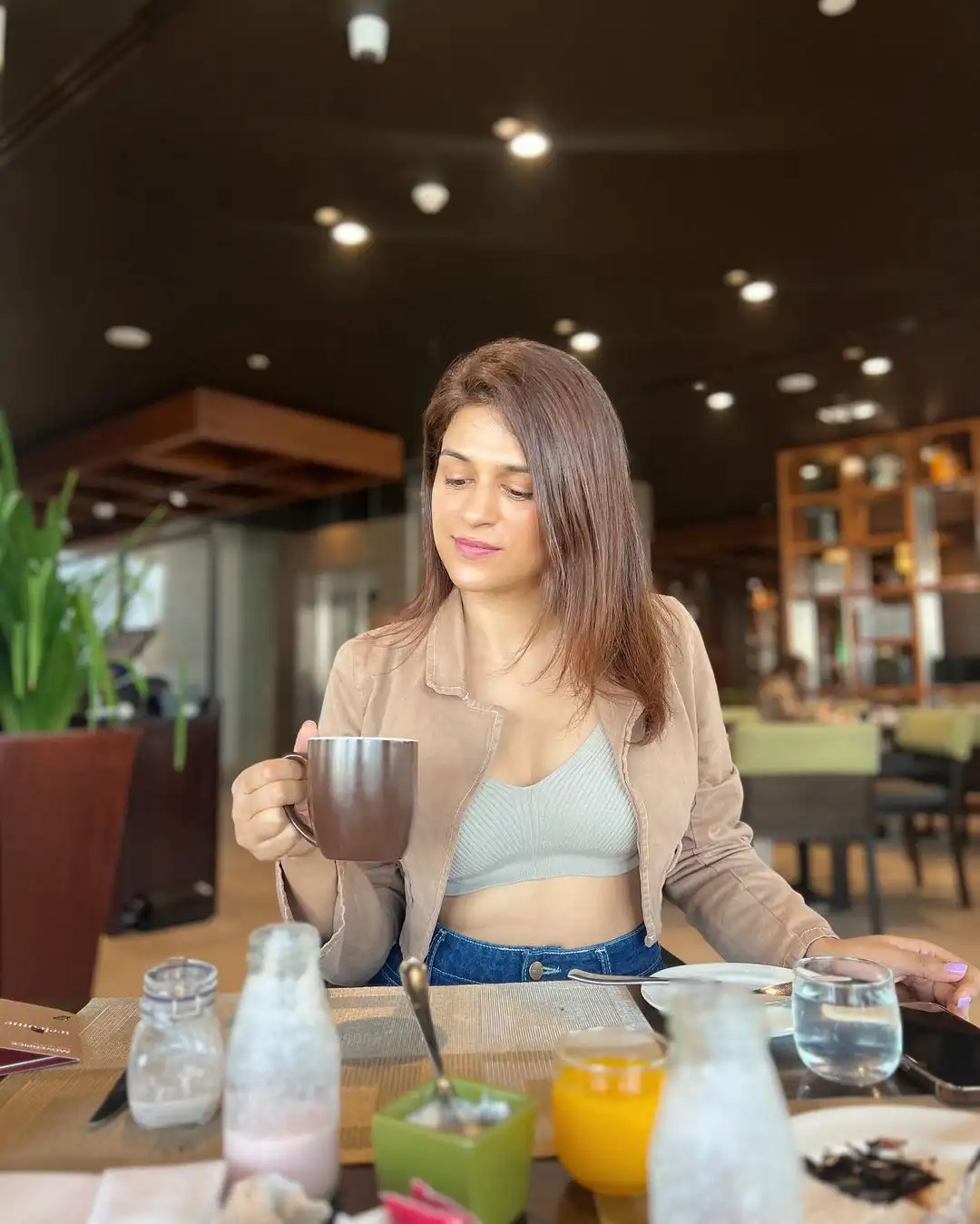 Shraddha Das enjoying in Sri Lanka