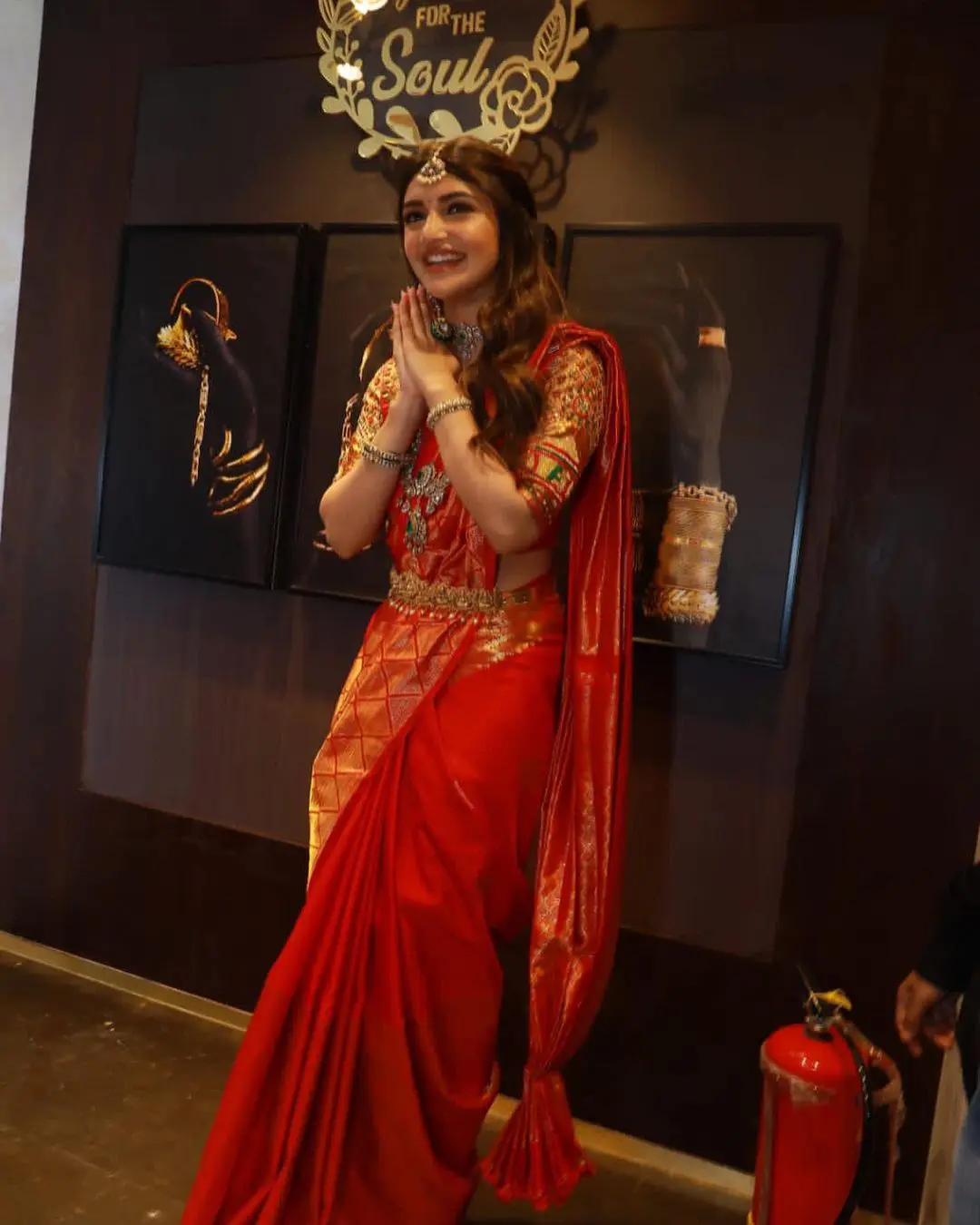 Sreeleela Participated in Jewellery shop opening in Hyderabad