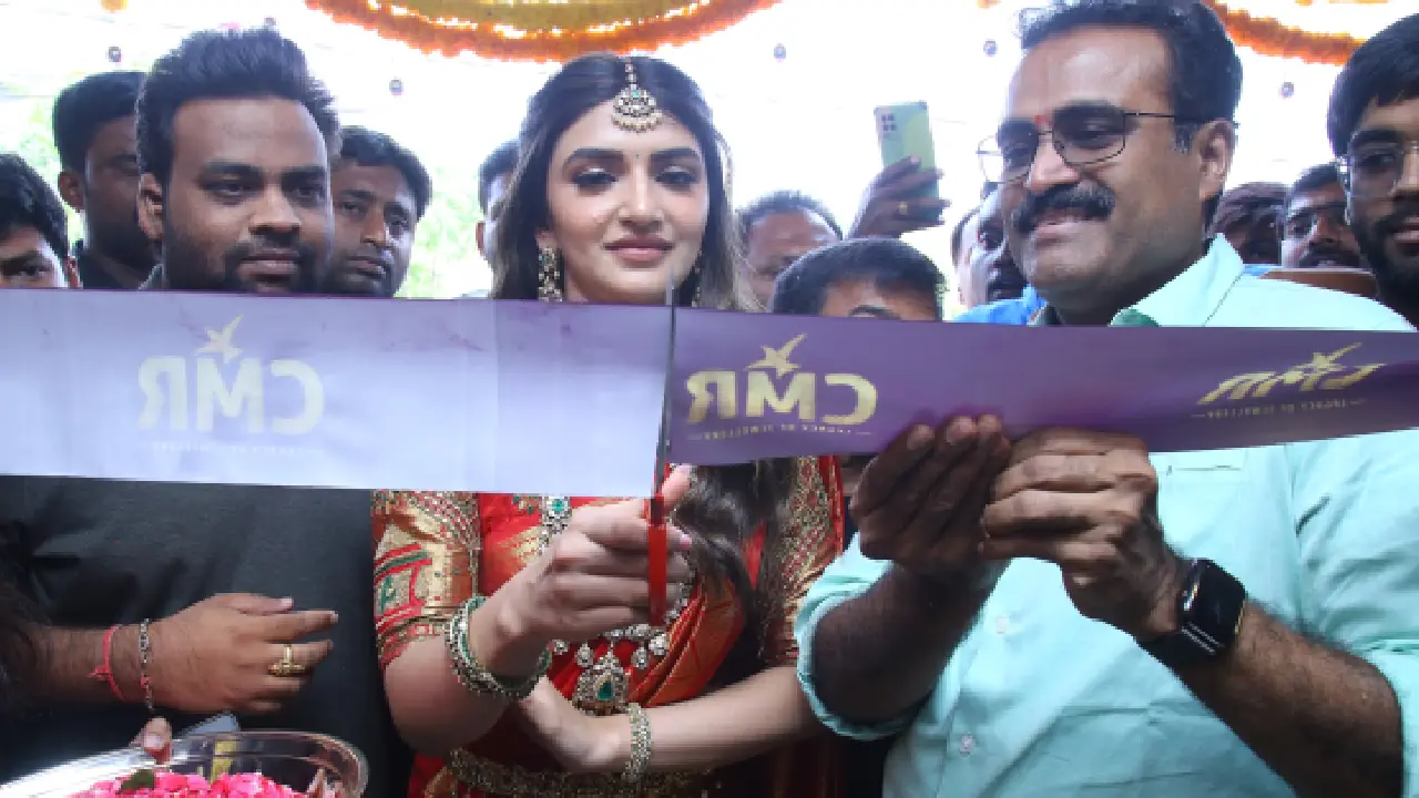 Sreeleela Participated in Jewellery shop opening in Hyderabad