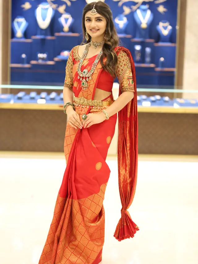 Sreeleela Participated in Jewellery shop opening in Hyderabad