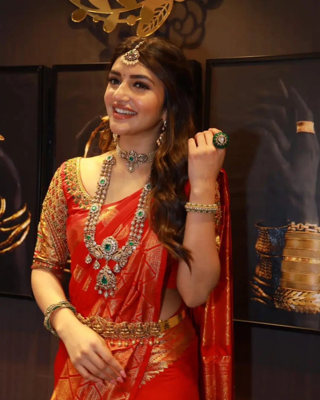 Sreeleela Participated in Jewellery shop opening in Hyderabad