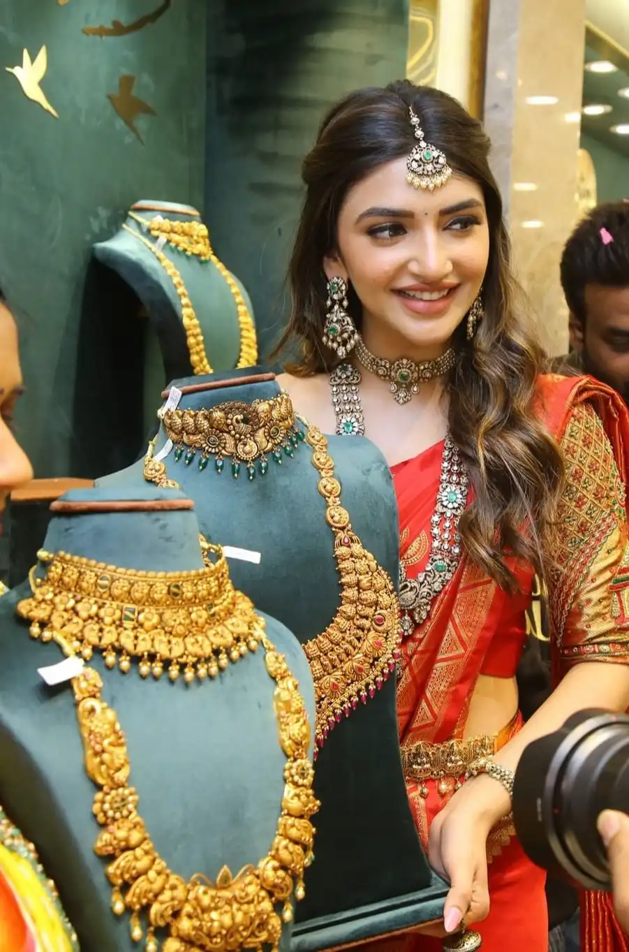 Sreeleela Participated in Jewellery shop opening in Hyderabad