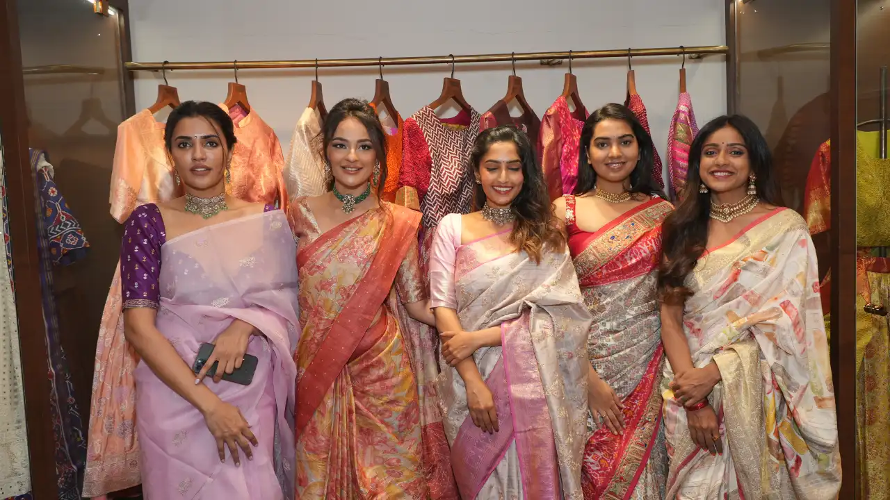 Young Heroins at Boutique Opening in Hyderabad