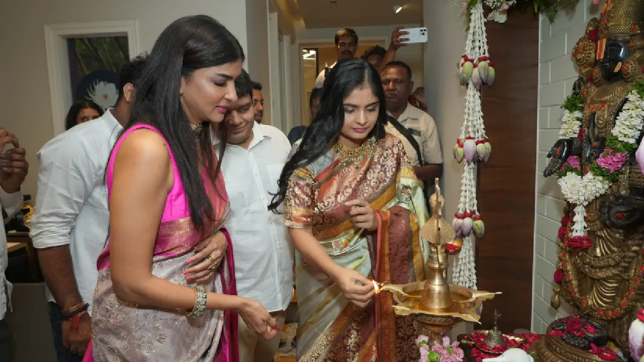 Manchu Lakshmi at Boutique Opening in Hyderabad