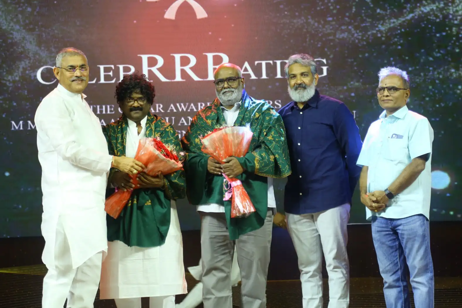 Tollywood Film Chamber felicitated oscar winners M M Keeravani Chandrabose