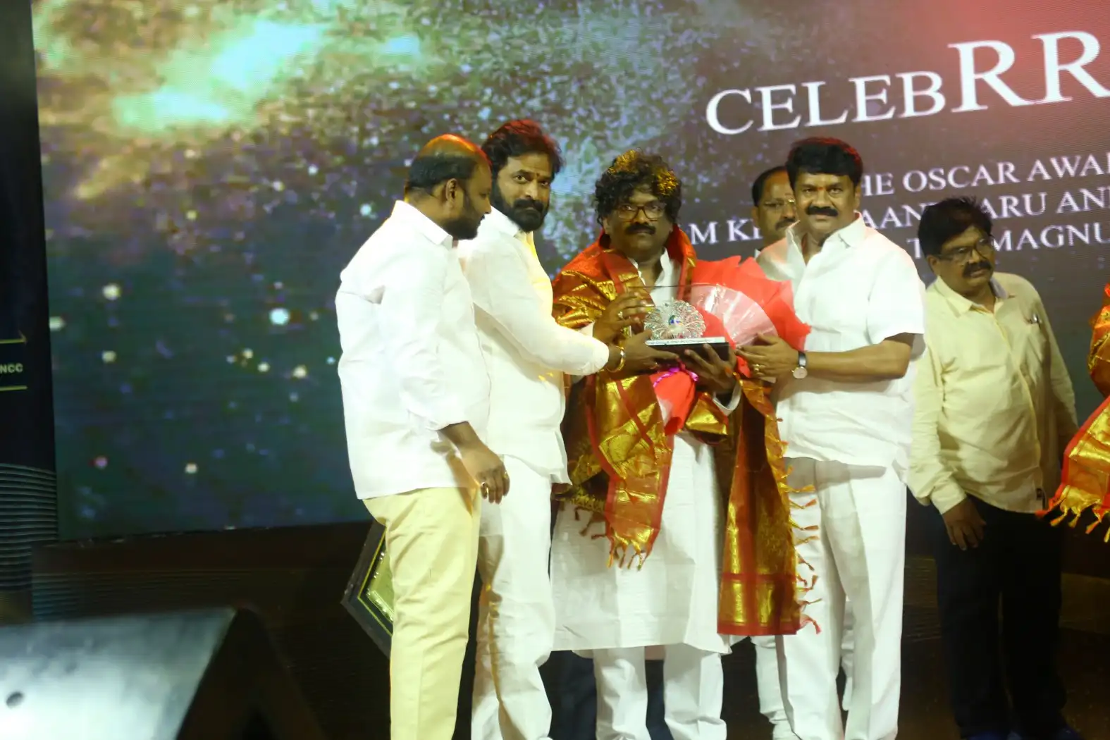 Tollywood Film Chamber felicitated oscar winners M M Keeravani Chandrabose