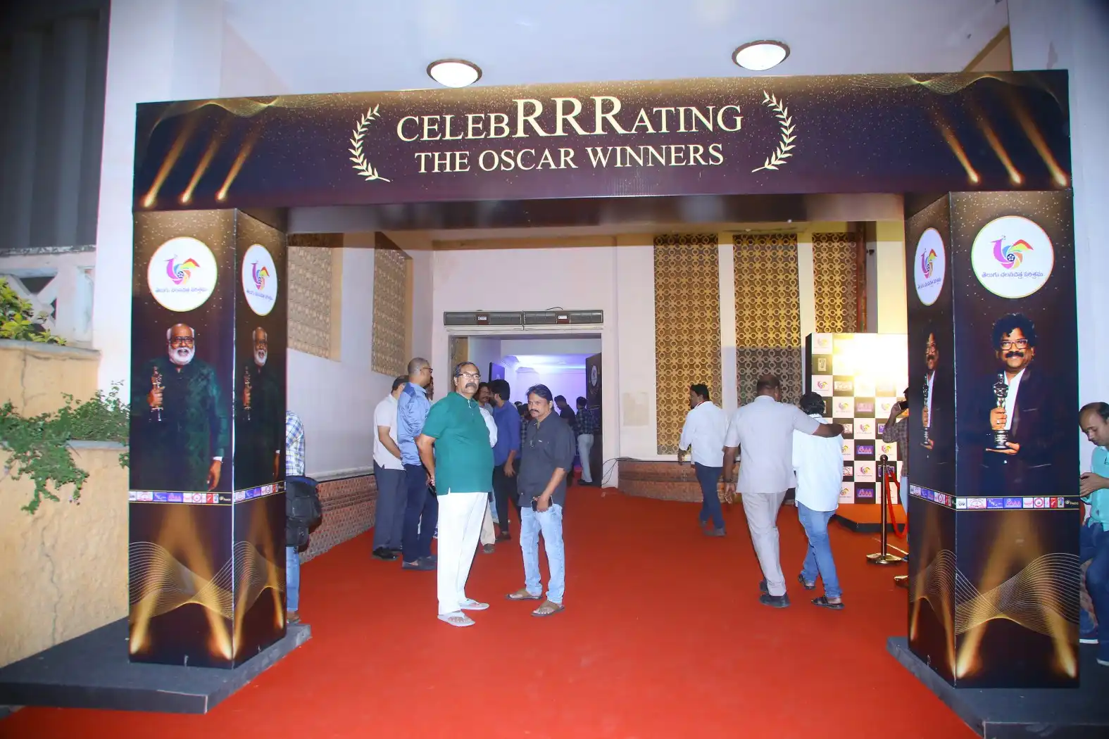 Tollywood Film Chamber felicitated oscar winners M M Keeravani Chandrabose