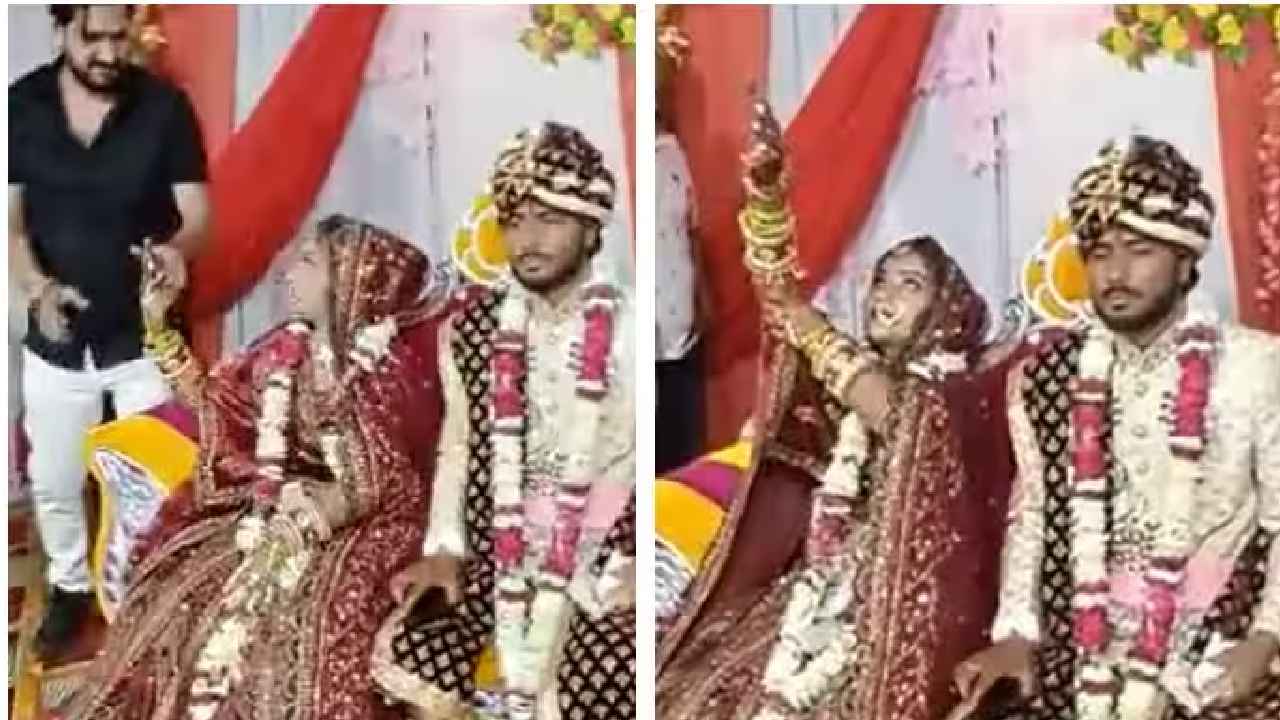 Viral Video : షాకింగ్.. పెళ్లి మండపంలో రెచ్చిపోయిన పెళ్లికూతురు, తుపాకీతో కాల్పులు