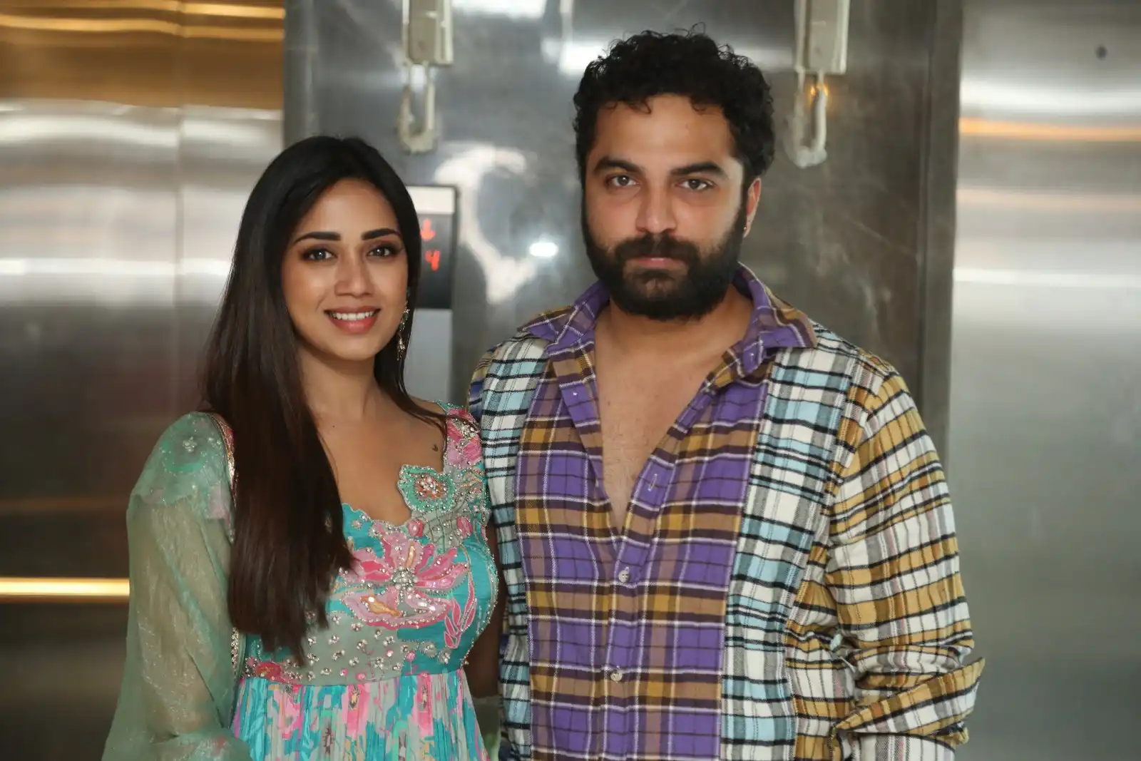 Vishwak Sen Nivetha Pethuraj at Das Ka Dhamki press meet