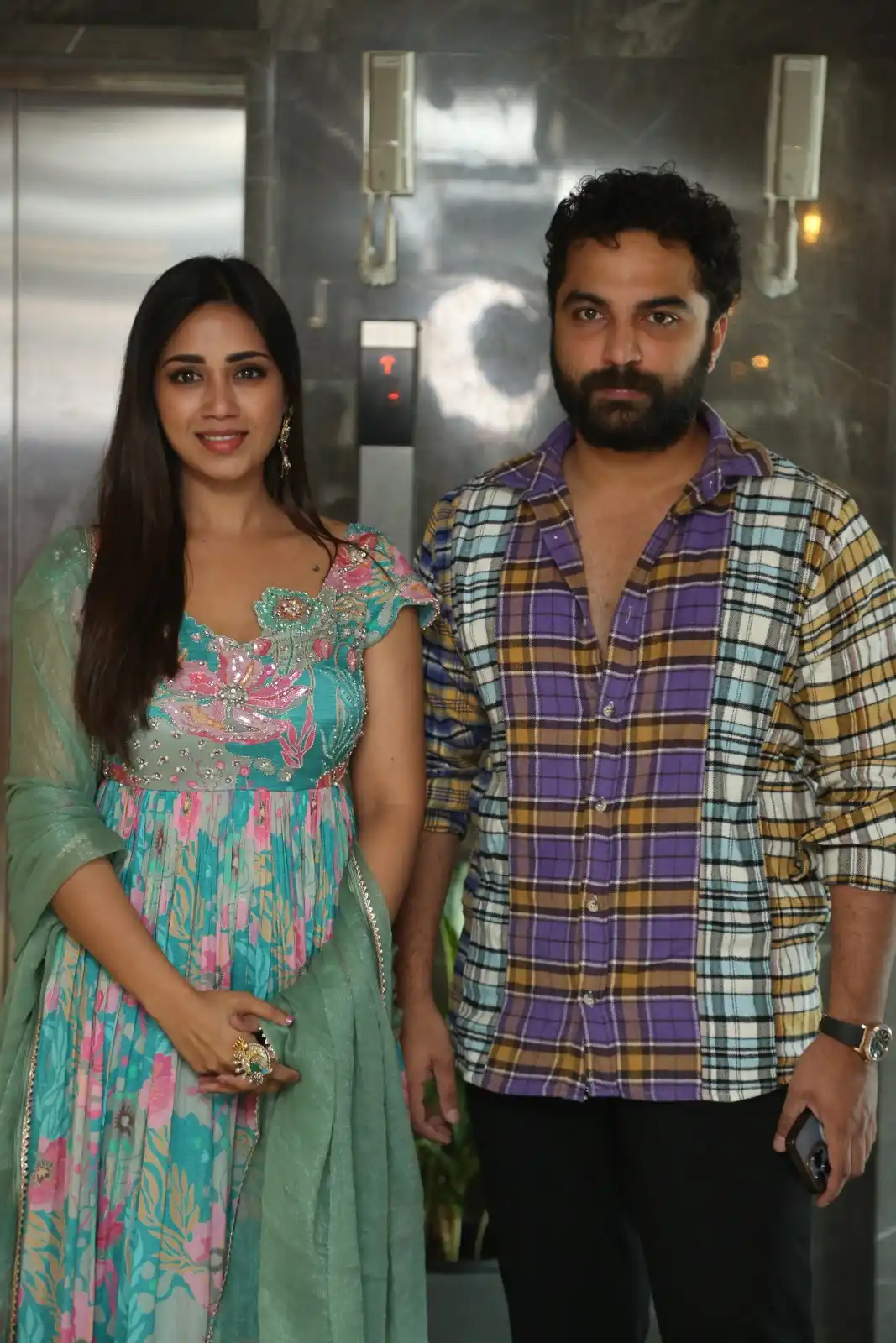 Vishwak Sen Nivetha Pethuraj at Das Ka Dhamki press meet