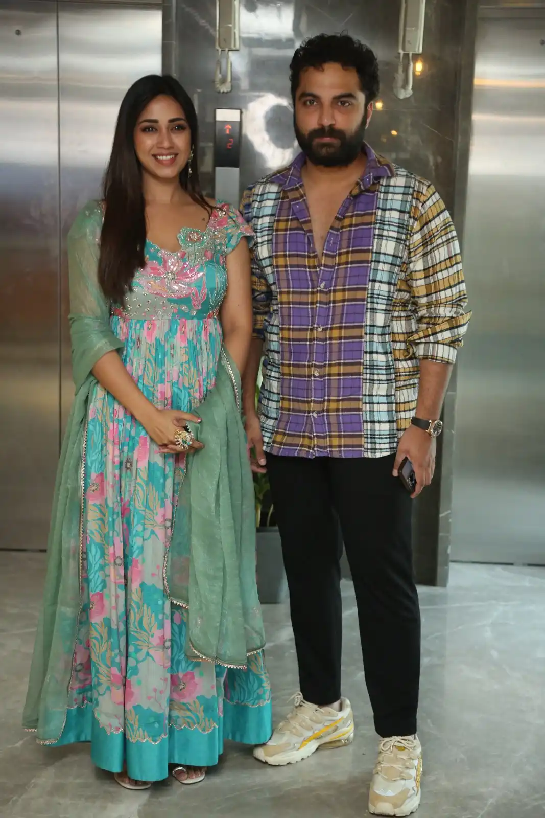 Vishwak Sen Nivetha Pethuraj at Das Ka Dhamki press meet