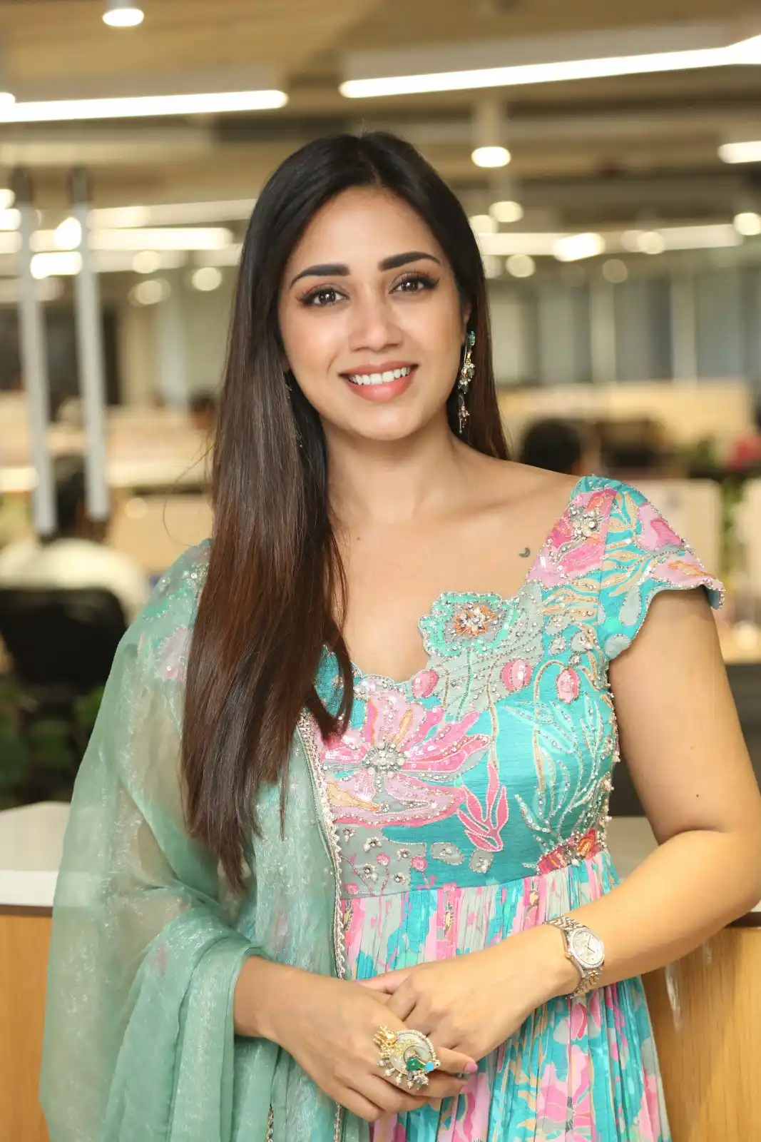 Vishwak Sen Nivetha Pethuraj at Das Ka Dhamki press meet