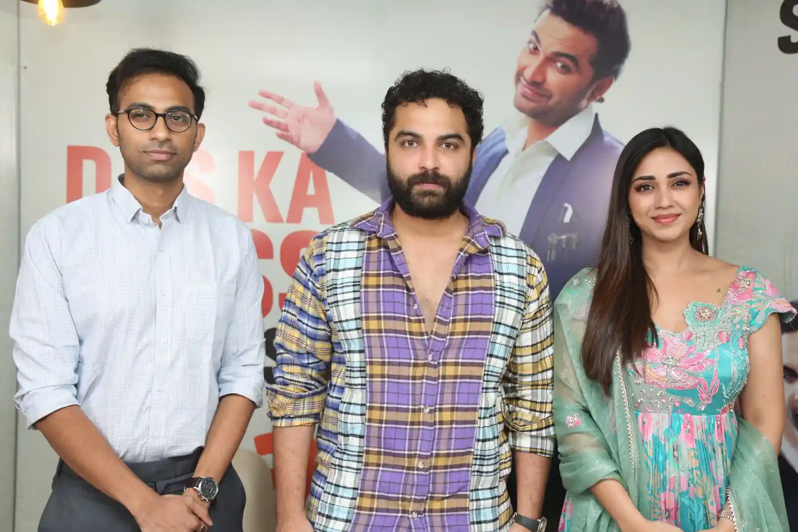 Vishwak Sen Nivetha Pethuraj at Das Ka Dhamki press meet