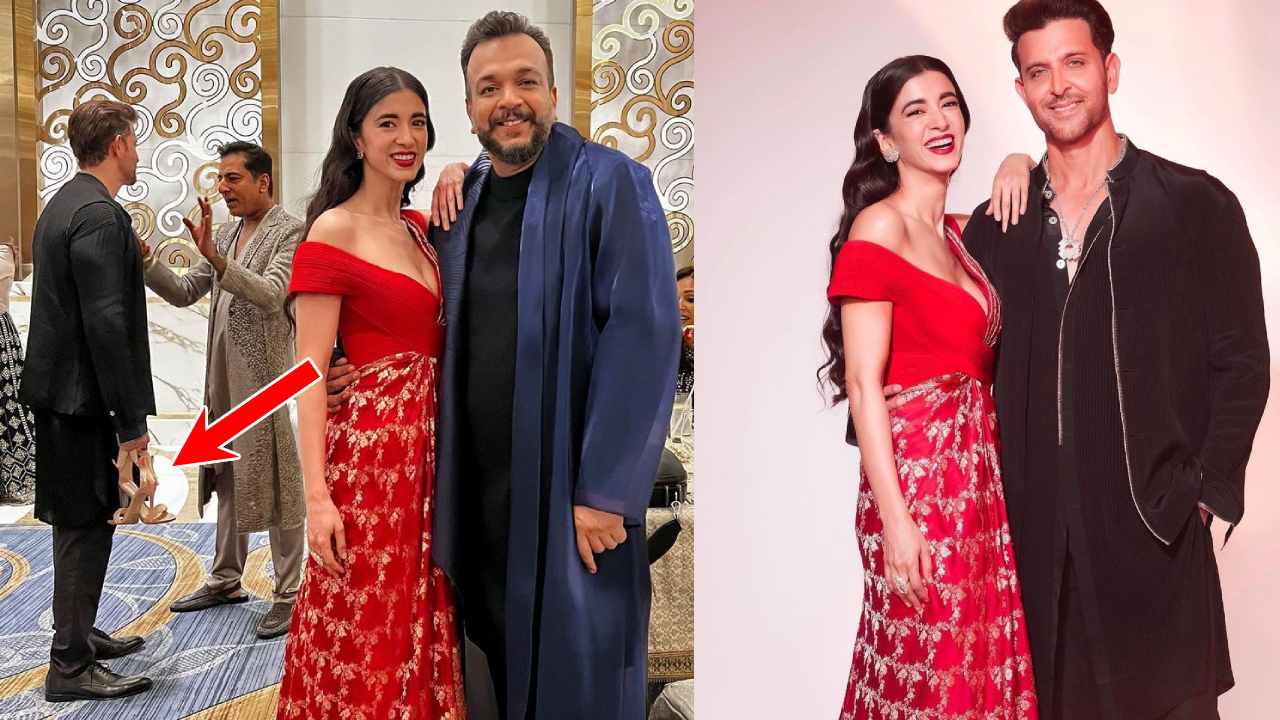 Hrithik Roshan : అంబానీ పార్టీలో ప్రియురాలి చెప్పులు మోసిన హృతిక్ రోషన్