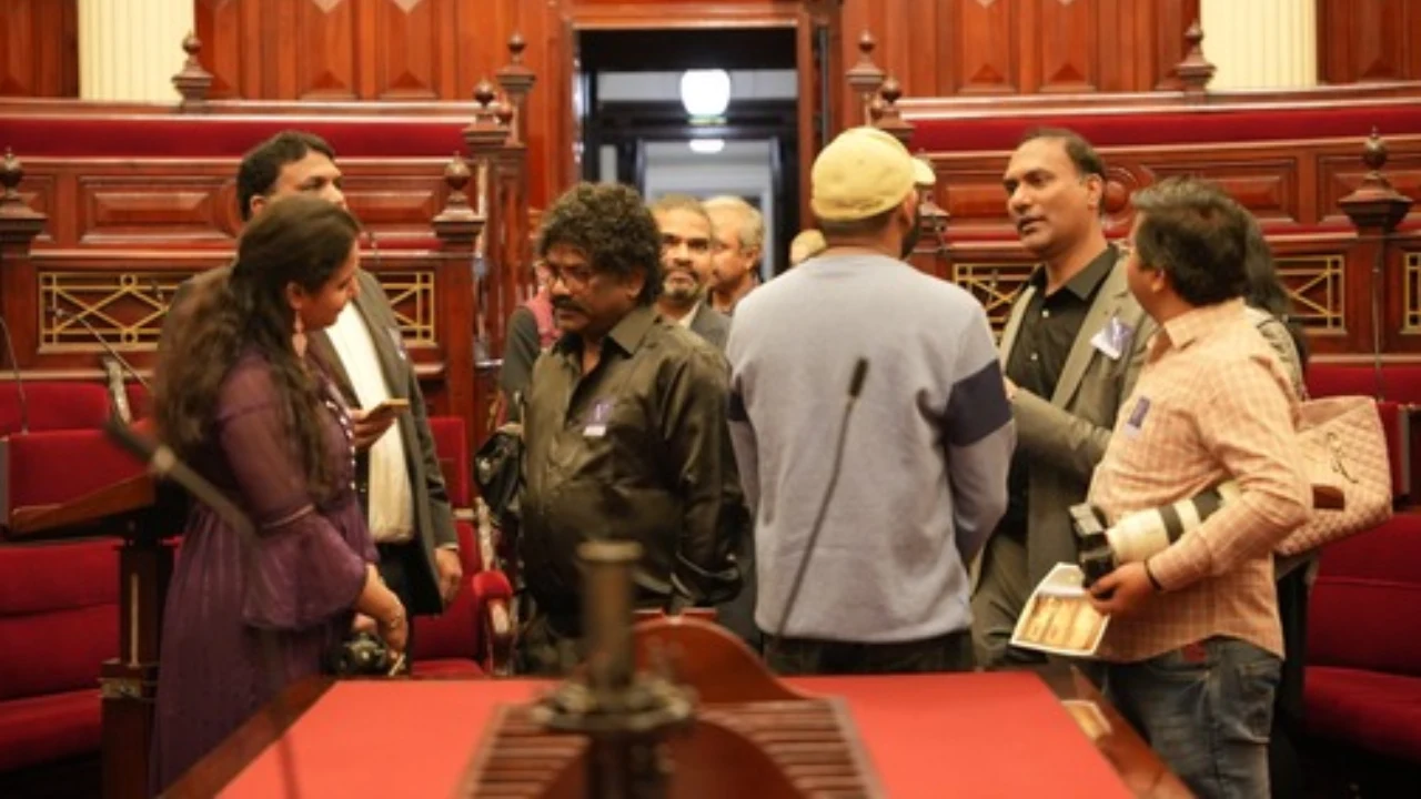 oscar winner Chandrabose felicitated by australia government