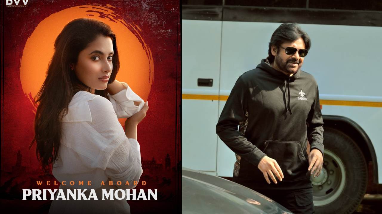 Priyanka Mohan : నిన్న పవన్ ఎంట్రీ.. ఇవాళ హీరోయిన్ ఎంట్రీ.. పవర్ స్టార్ OG అప్డేట్స్ మాములుగా లేవుగా..