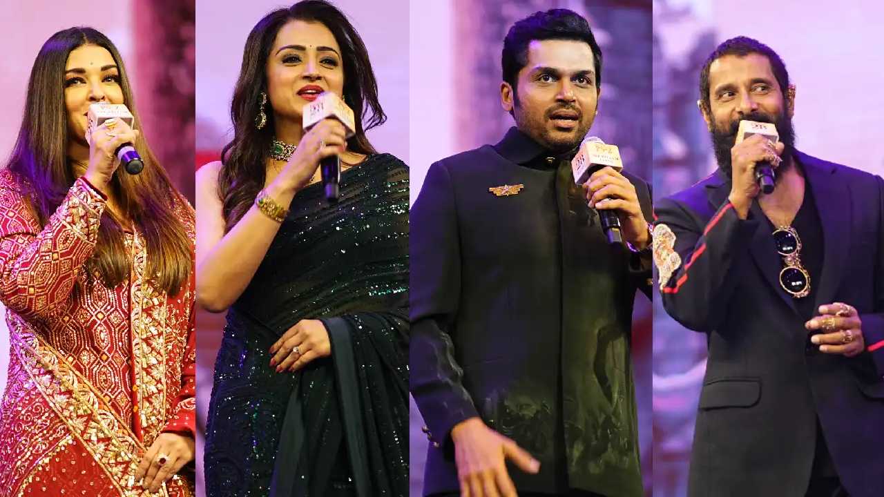 PS 2 Pre Release Event : పొన్నియిన్ సెల్వన్ హైదరాబాద్ ప్రీ రిలీజ్ ఈవెంట్ గ్యాలరీ..