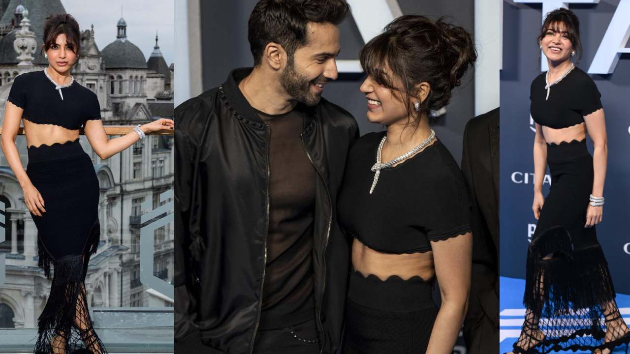 Samantha : బ్లాక్ డ్రెస్‌లో సరికొత్త లుక్‌తో సమంత.. సిటాడెల్ ప్రీమియర్‌లో వరుణ్ ధావన్‌తో క్లోజప్ ఫొటోలు