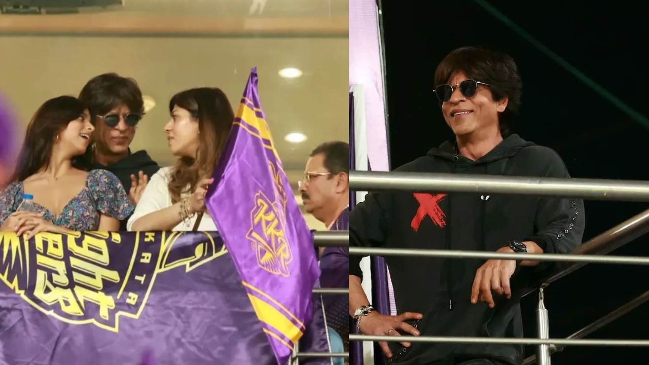 Shahrukh Khan : KKR Vs RCB మ్యాచ్ కి కూతురితో కలిసి వచ్చిన షారుఖ్.. KKR గెలవడంతో డ్యాన్స్ వేసి రచ్చ రచ్చ