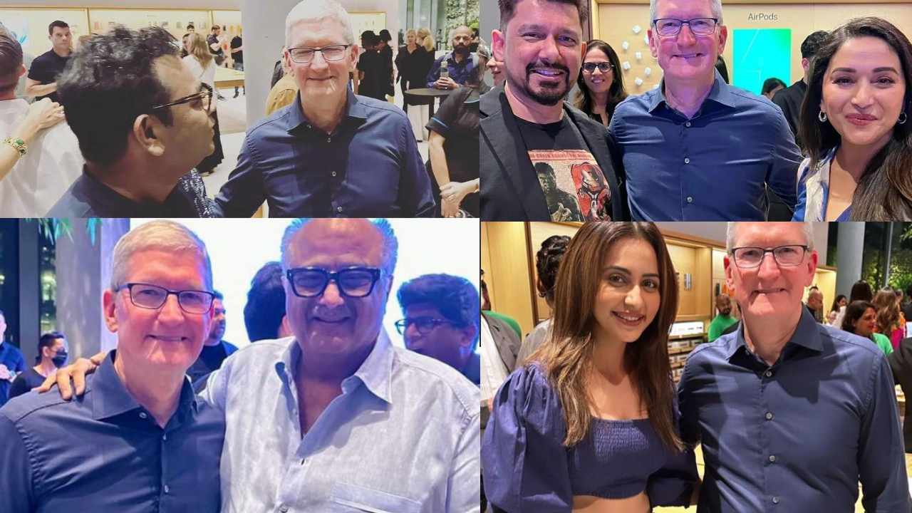 Tim Cook : యాపిల్ సీఈఓతో సందడి చేసిన ఇండియన్ సినీ సెలబ్రిటీలు..