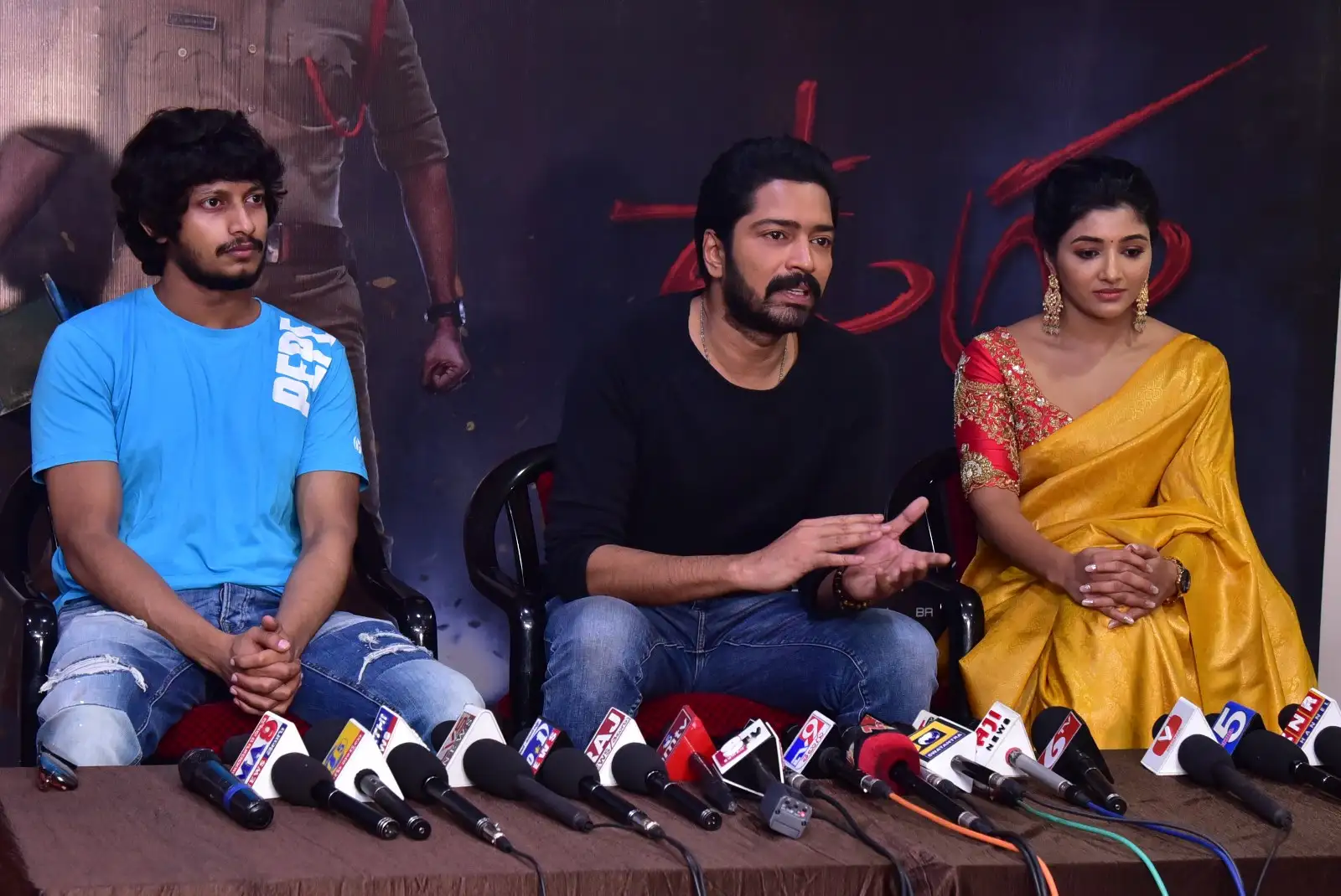 Allari Naresh Mirna Menon photos at Ugram promotions