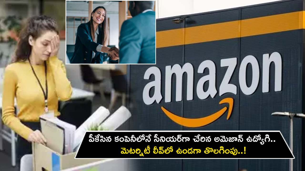 Amazon Employee : పీకేసిన కంపెనీలోనే సీనియర్‌గా చేరిన అమెజాన్ ఉద్యోగి.. మెటర్నిటీ లీవ్‌లో ఉండగా తొలగింపు.. అసలేం జరిగిందంటే?