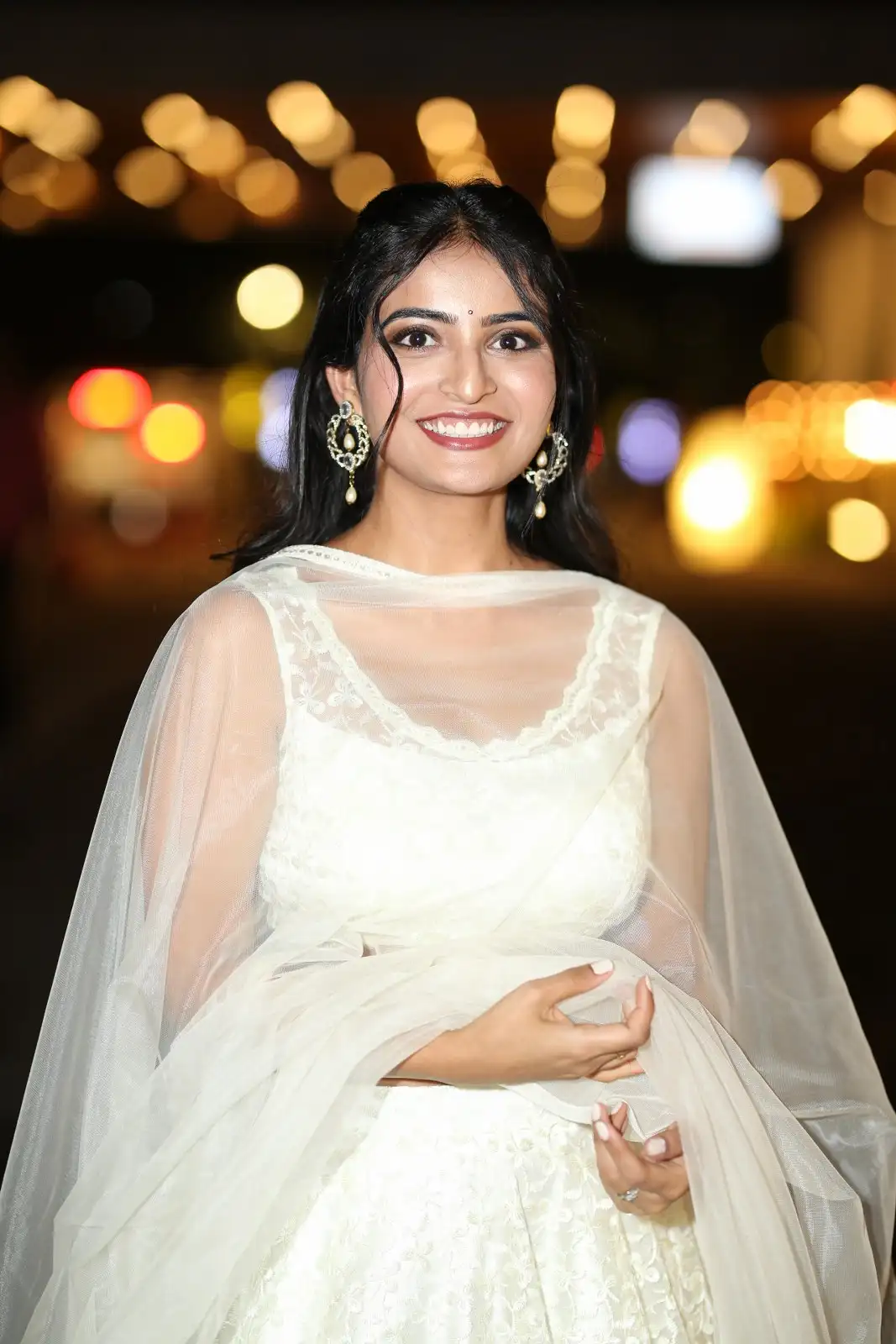 Ananya Nagalla Shines at Malli Pelli Pre Release Event