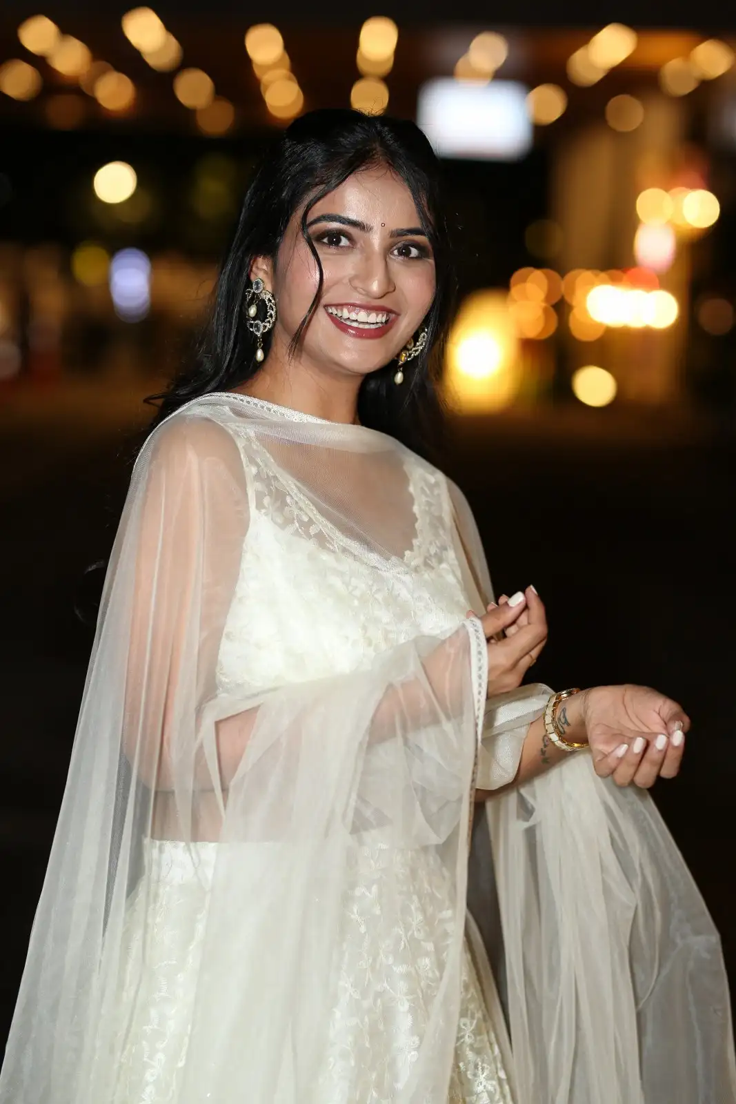 Ananya Nagalla Shines at Malli Pelli Pre Release Event