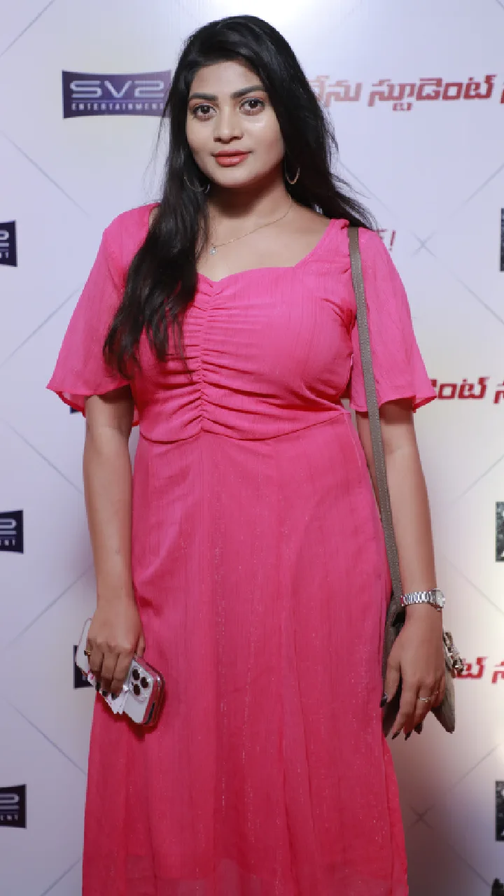 Bellamkonda Ganesh Nenu Student Sir evening party with influencers photos