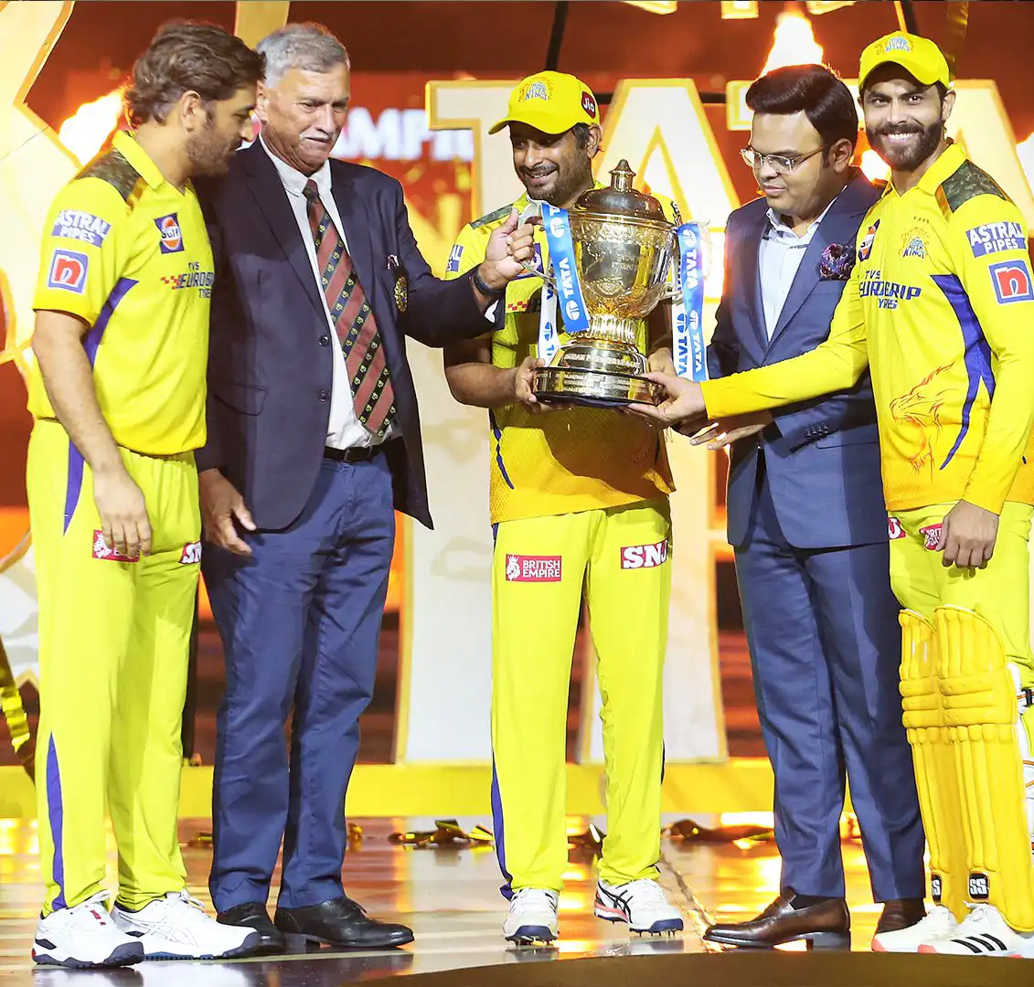 Chennai Super Kings team Victory celebrations