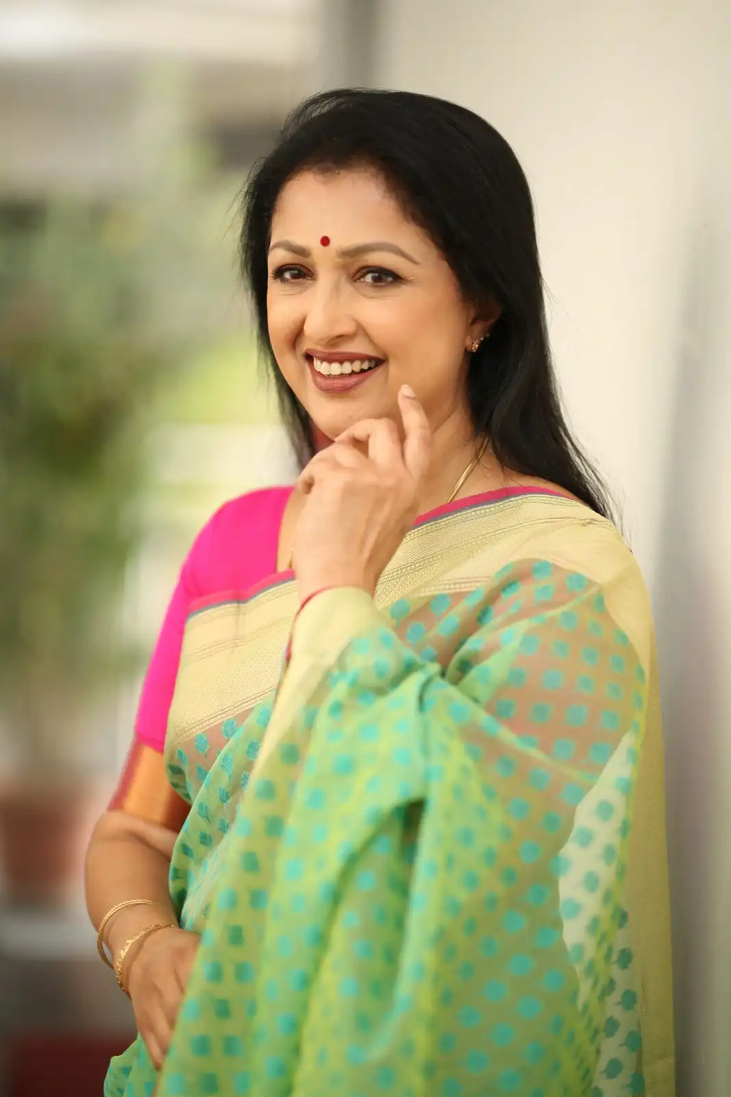Gautami Photo shoot in Anni Manchi Shakunamule Movie Promotions