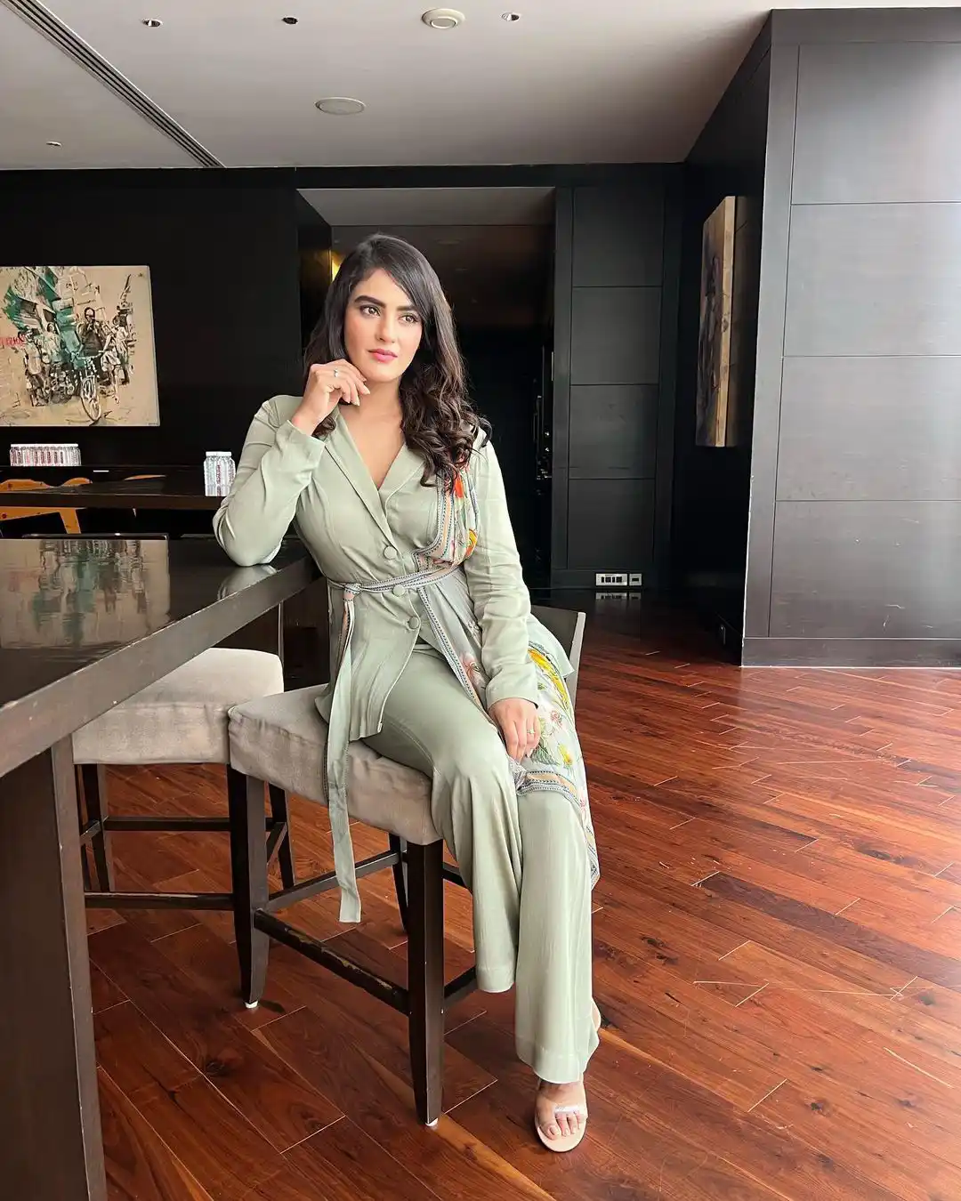 Kavya Thapar cute looks in Movie Promotions