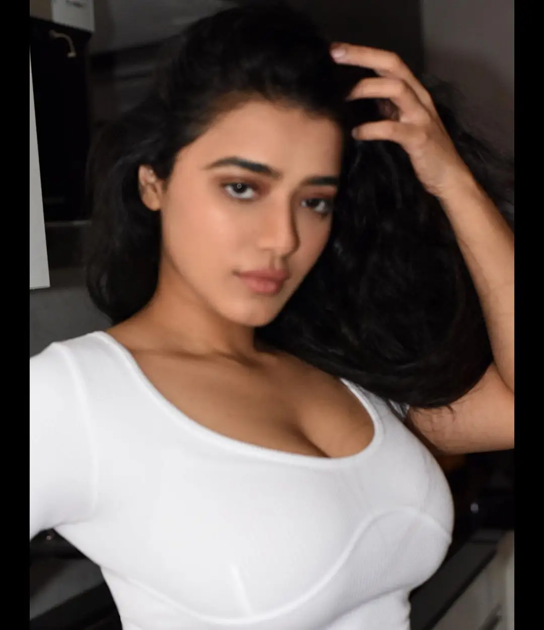Ketika Sharma stunning looks in White Top