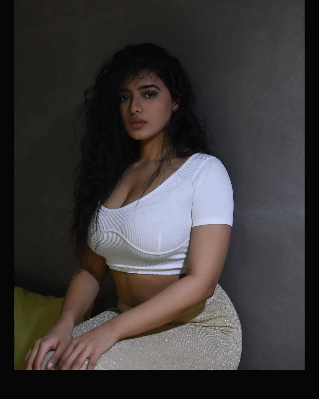 Ketika Sharma stunning looks in White Top