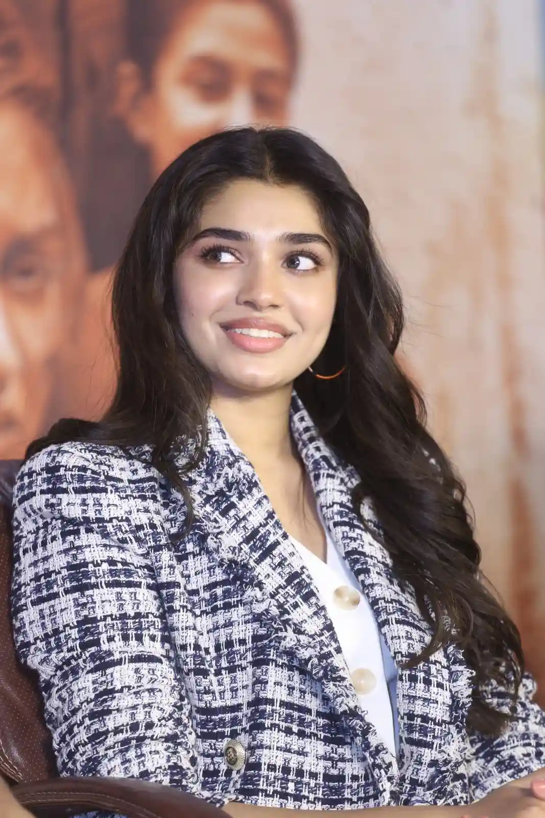 Krithi Shetty cute looks in Custody Success Meet