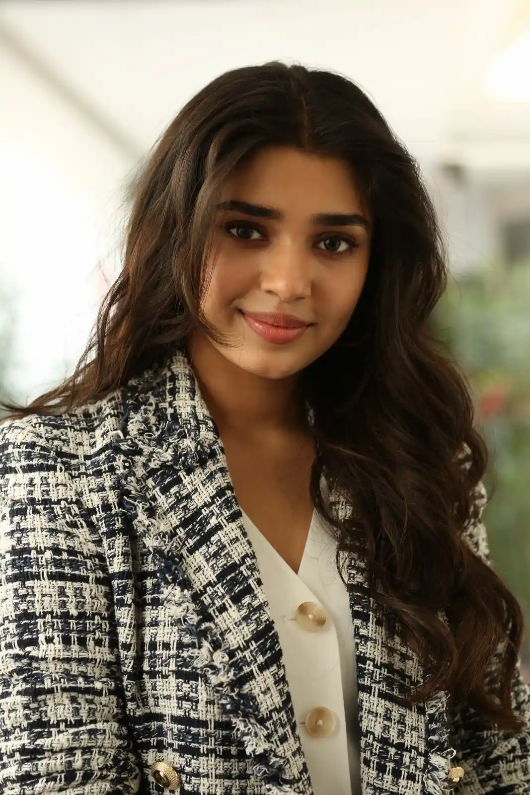 Krithi Shetty cute looks in Custody Success Meet