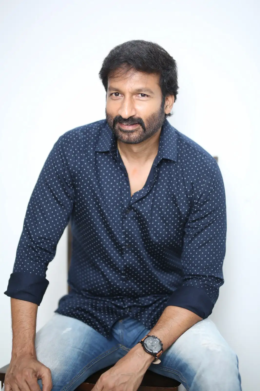 Macho Star Gopichand photos in Ramabanam promotions